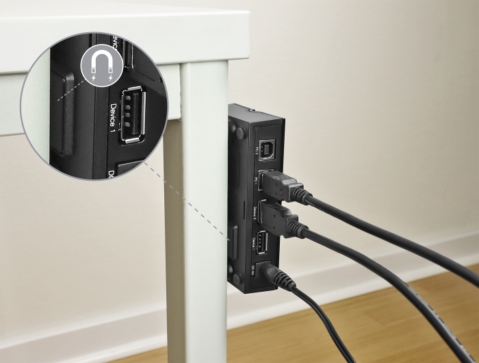 Delock USB 2.0 Switch für 4 PC an 4 Geräte #5 
