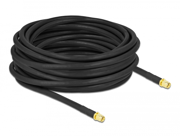 Delock Antennenkabel SMA Stecker zu SMA Stecker LMR/CFD300 10 m low loss #2 