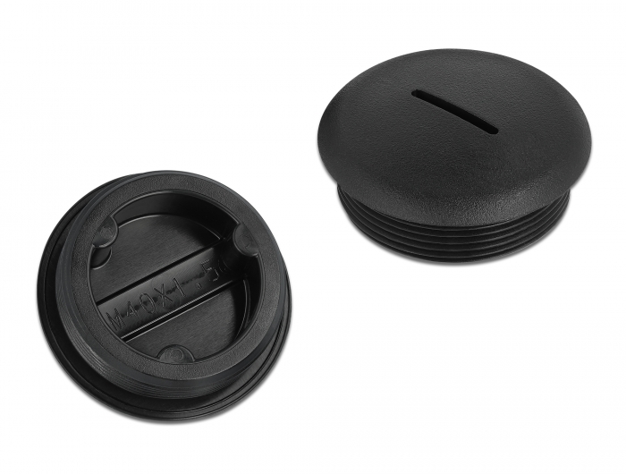 Delock Verschlussstopfen M40 x 1,5 schwarz 10 Stück #4 