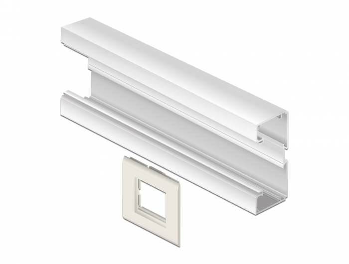 Delock Easy 45 Modulträger für Geräteeinbaukanal 85 x 80 mm #3 