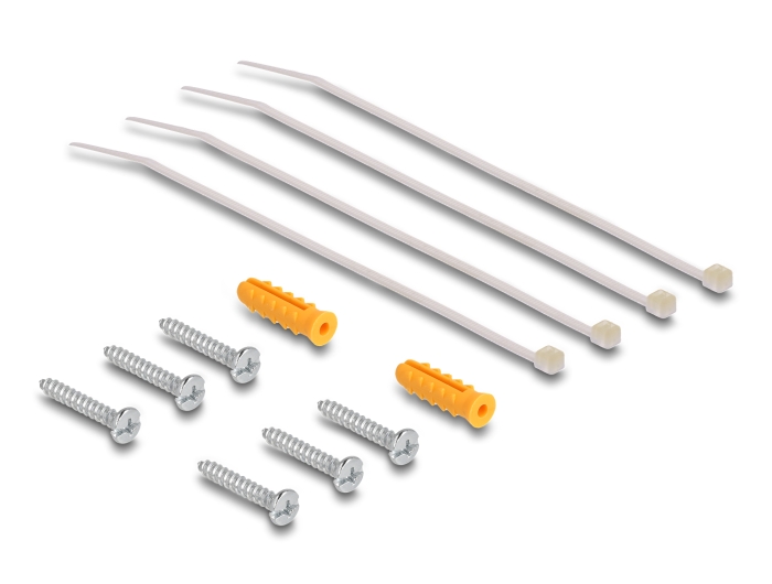 Delock Keystone Leergehäuse Aufputz 6 Port für Glasfaser und Netzwerk weiß #2 
