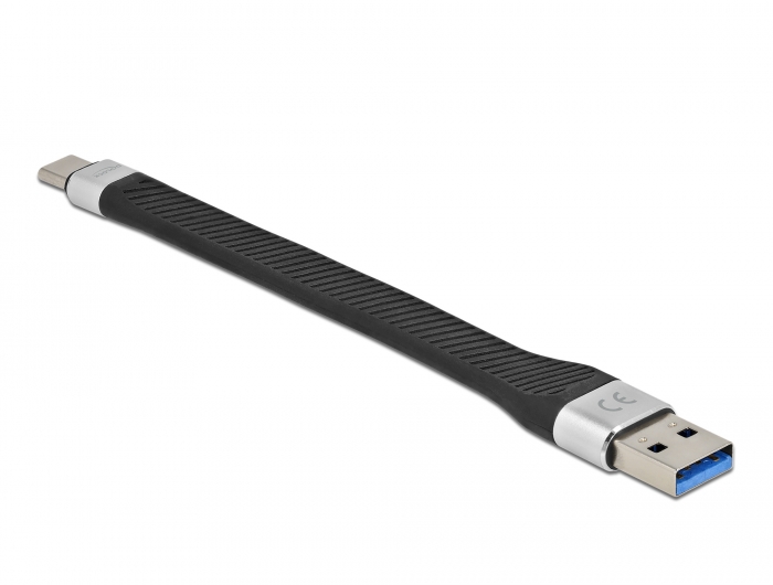 Delock USB 3.2 Gen 1 FPC Flachbandkabel USB Typ-A zu USB Type-C™ 14 cm PD 3 A #2 