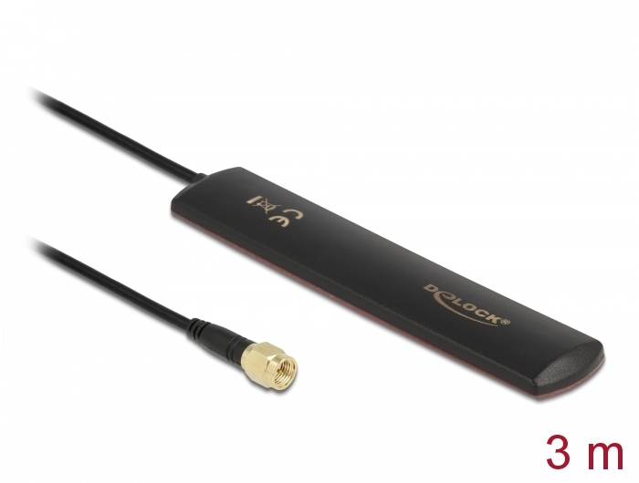 Delock LTE Antenne SMA 3 dBi Klebemontage #3 