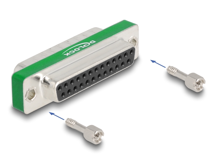 Delock HF/EMI Entstörfilter D-Sub 25 Pin Stecker zu Buchse mit Tiefpass kapazitiv #3 