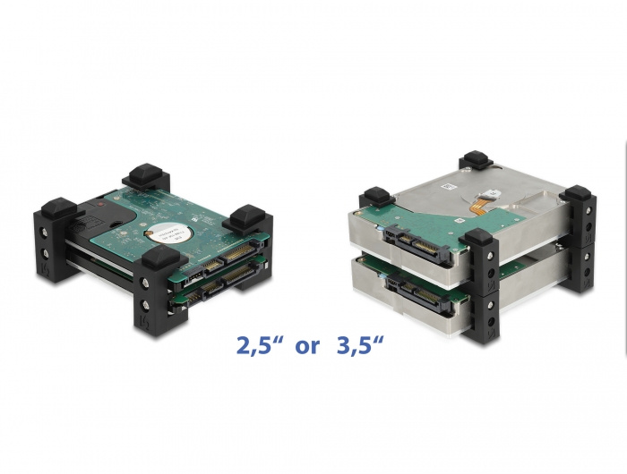 Delock Festplattenhalterung für 2.5″ und 3.5″ HDD / SSD #4 