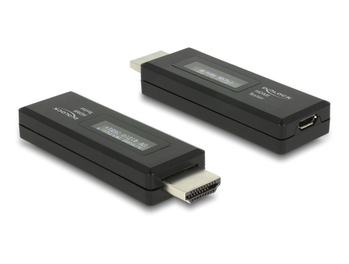 Delock HDMI Tester für EDID Information mit OLED Anzeige #1 