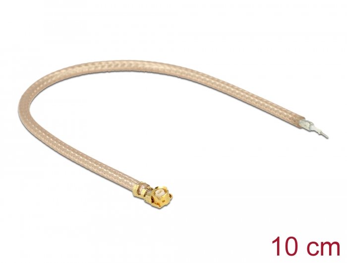 Delock Antennenkabel I-PEX Inc., MHF® I Stecker zu 1 x offenem verzinnten Kabelende RG-178 10 cm #1 