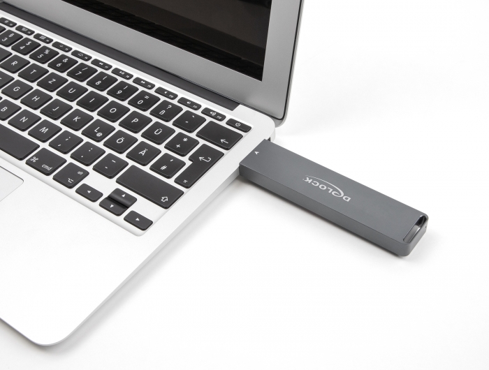 Delock Externes Gehäuse für M.2 NVMe PCIe SSD oder SATA SSD mit USB 10 Gbps Typ-A Stecker #5 
