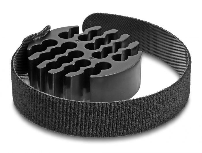 Delock Kabel-Organizer mit Klettkabelbinder schwarz #2 