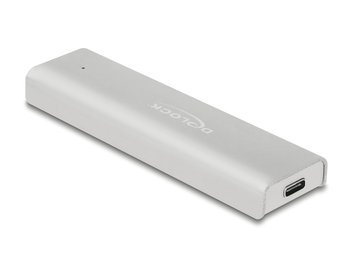 Delock Externes Gehäuse für M.2 NVMe PCIe SSD mit SuperSpeed USB 10 Gbps (USB 3.2 Gen 2) USB Type-C™ Buchse #2 