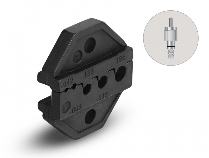 Delock Pressprofileinsatz II für Crimpzange 90528, 90527, 90295 und 90296 #1 