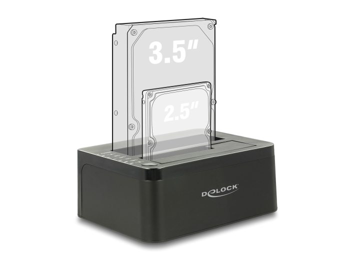 Delock USB 5 Gbps Dual Dockingstation für 2 x SATA HDD / SSD mit Klon Funktion #5 