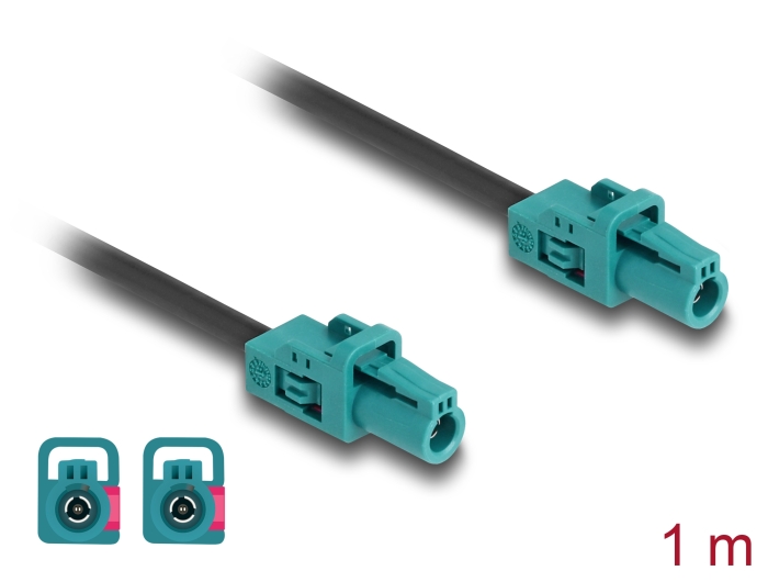 Delock Kabel Mini FAKRA Z Buchse single zu Mini FAKRA Z Buchse single A-Typ #1 