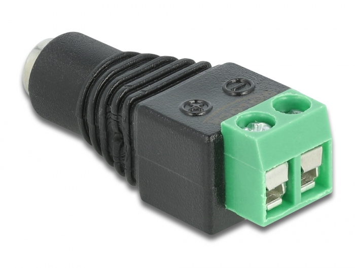 Delock Adapter DC 5,5 x 2,1 mm Buchse > Terminalblock 2 Pin #2 