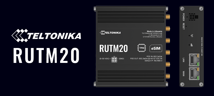 Teltonika RUTM20 5G-Router | ESIM und Global