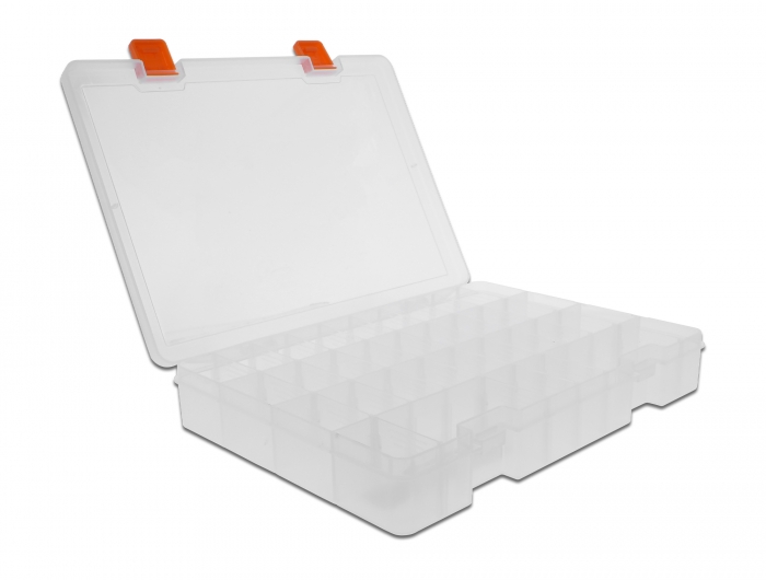 Delock Transparente Leerbox aus Kunststoff mit 36 Fächern #2 