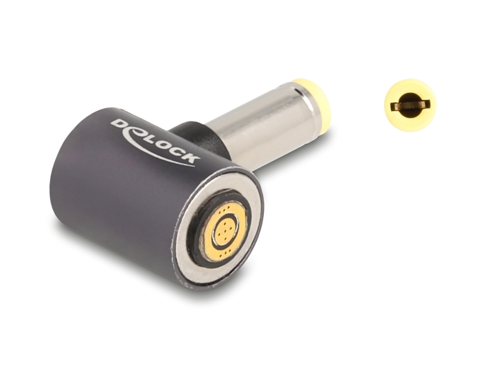 Delock Adapter für Notebook Ladekabel 5,5 x 2,5 mm Stecker zu magnetischem 8 Pin Konnektor #1 