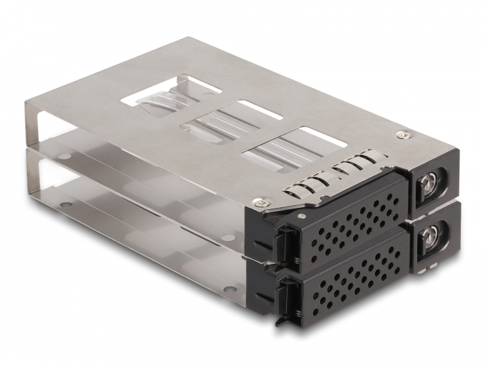 Delock Slim Bay Wechselrahmen für 2 x 2.5″ U.2 NVMe SSD mit 5.25″ Rahmen #7 