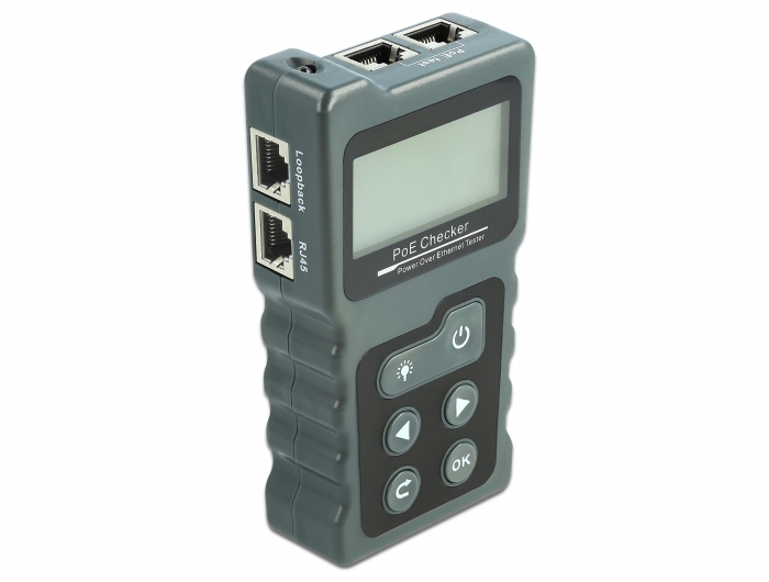 Delock LCD Kabeltester RJ45 / PoE / DC #2 