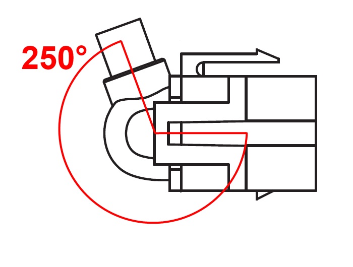 Delock Keystone Modul USB 5 Gbps Typ-A Buchse 250° zu Typ-A Stecker mit 0,5 m Kabel weiß #3 