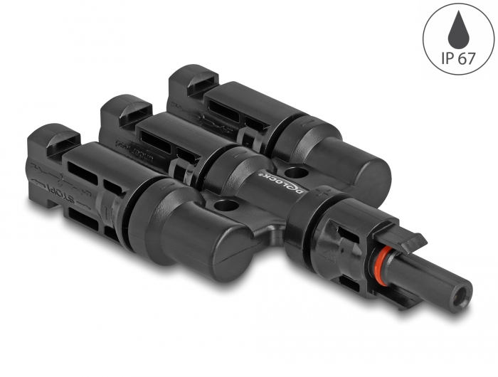 Delock DL4 Solar Konnektor 1 x Buchse zu 3 x Stecker #1 