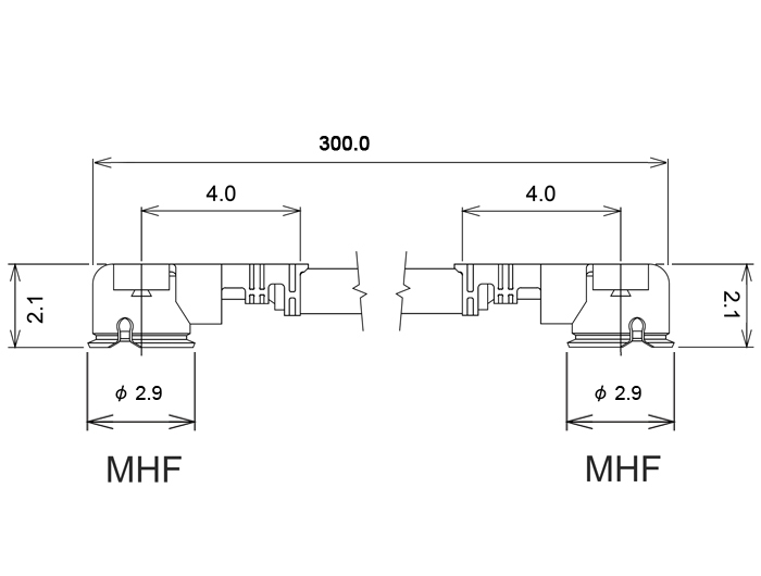 Delock Antennenkabel I-PEX Inc., MHF® I Stecker zu I-PEX Inc., MHF® I Stecker 1,13 30 cm #2 