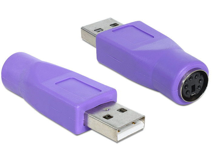 Delock Adapter USB Typ-A Stecker > PS/2 Buchse #1 