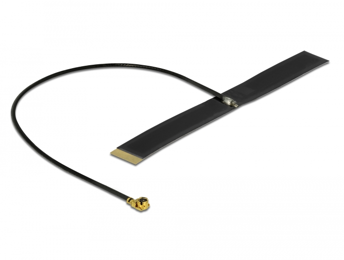 Delock LPWAN Antenne I-PEX Inc., MHF® I Stecker -0,38 dBi 1.13 15 cm FPC intern Klebemontage #2 