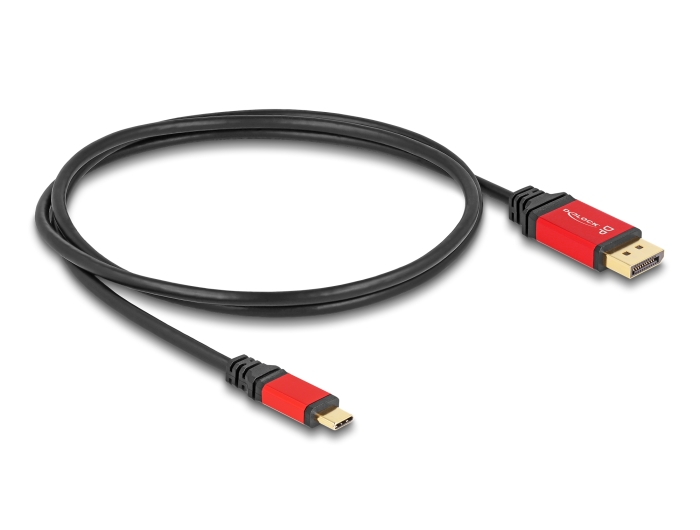 Delock USB Type-C™ zu DisplayPort Kabel (DP Alt Mode) 8K 30 Hz mit HDR Funktion 1 m rot #2 