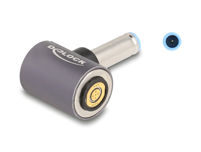 Delock Adapter für Notebook Ladekabel HP 4,5 x 3,0 mm Stecker zu magnetischem 8 Pin Konnektor #1 
