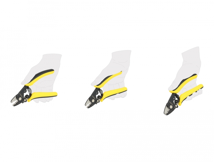 Delock Glasfaser Abisolierzange für LWL Kabel #4 