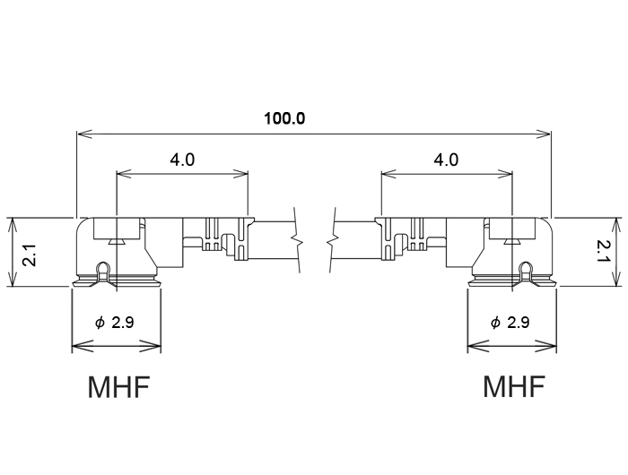 Delock Antennenkabel I-PEX Inc., MHF® I Stecker zu I-PEX Inc., MHF® I Stecker 1,13 10 cm #2 