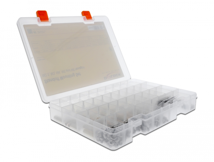 Delock Abstandshalter Befestigungsset M2.5, M3, M4, M5 und M6 Sechskant 362 Stück #2 