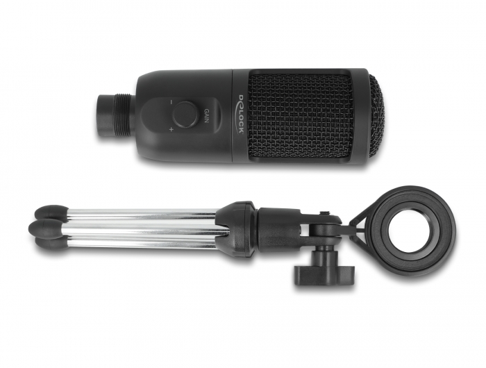 Delock USB Kondensator Mikrofon mit Ständer 24 Bit / 192 kHz für PC und Notebook #3 