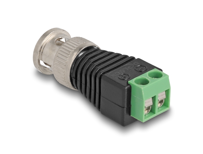 Delock Adapter BNC Stecker > Terminalblock 2 Pin #2 
