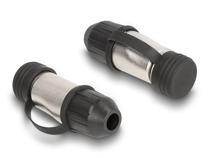 RJ45 Modularer Stecker feldkonfektionierbar Cat.6A mit robusten Kabelsteckergehäuse und Schutzkappe passend für die Delock Durchführungskupplungen 67061 und 67062 IP66 staub- und wasserdicht #3 