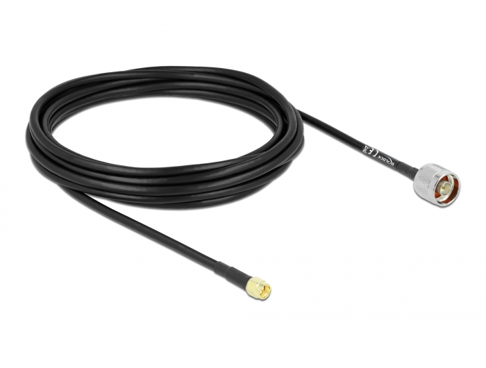 Delock Antennenkabel N Stecker > SMA Stecker RG-58 C/U 5 m #2 