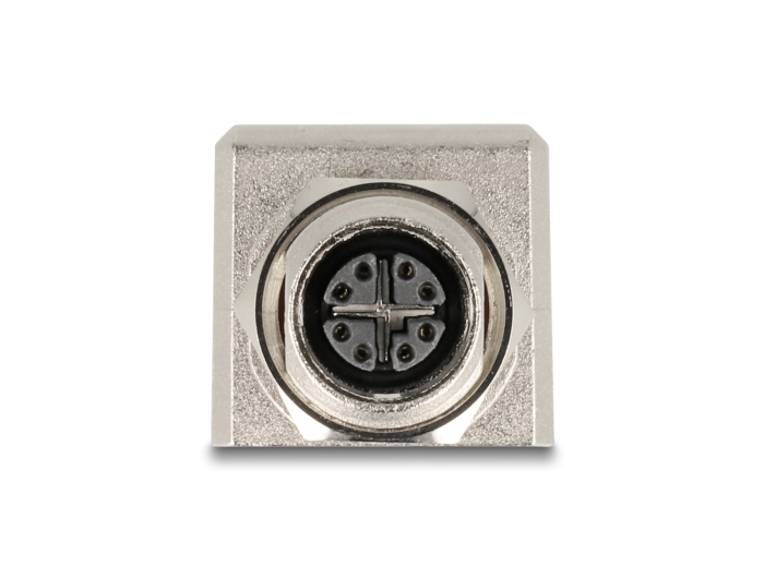 Delock M12 Adapter X-kodiert 8 Pin Buchse zu RJ45 Buchse Cat.6A STP geschirmt gerade #2 