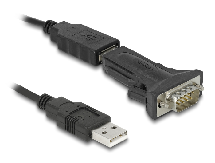 Delock Adapter USB 2.0 Typ-A Stecker zu 1 x Seriell RS-422/485 DB9 #1 