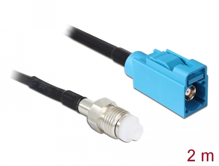 Delock Antennenkabel FME Buchse > FAKRA Z Buchse RG-174 2 m #1 