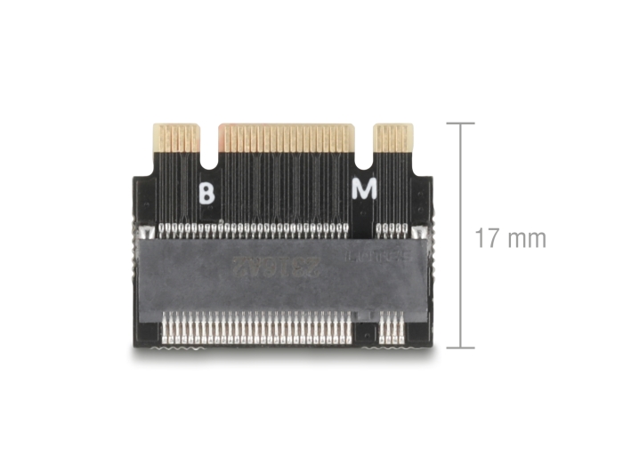 Delock Adapter M.2 Key B+M Stecker zu M.2 Key M Slot - Verlängerung #3 