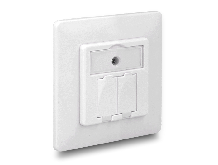 Delock Keystone Anschlussdose 2 Port kompakt #5 