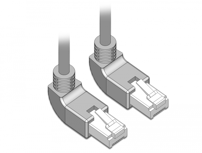 Delock Netzwerkkabel RJ45 Cat.5e SF/UTP oben / oben gewinkelt 2 m #4 