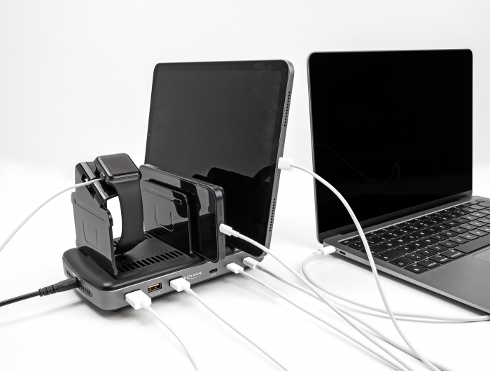 Delock USB Ladestation mit 3 x USB Type-C™ PD + 3 x USB Typ-A (112 W) #6 