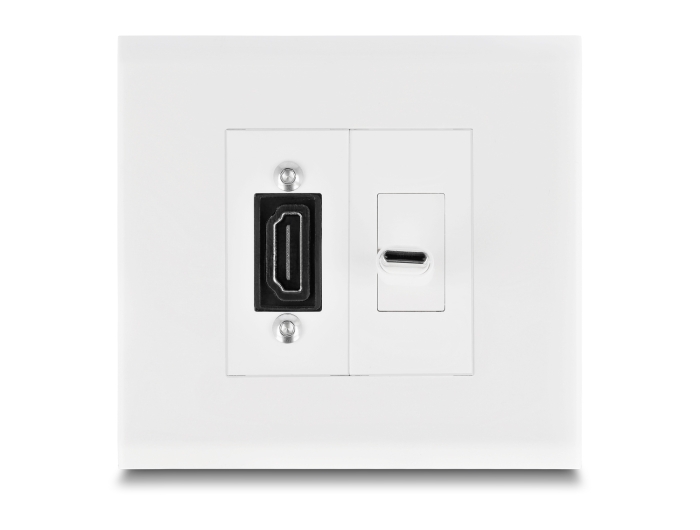 Delock Easy 45 Modulträger für Geräteeinbaukanal 85 x 80 mm #5 