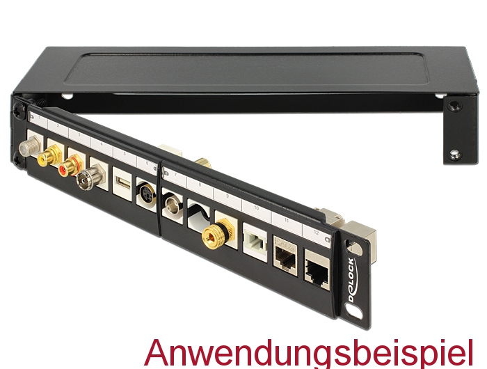 Delock 10″ Wandhalterung 1 HE #2 