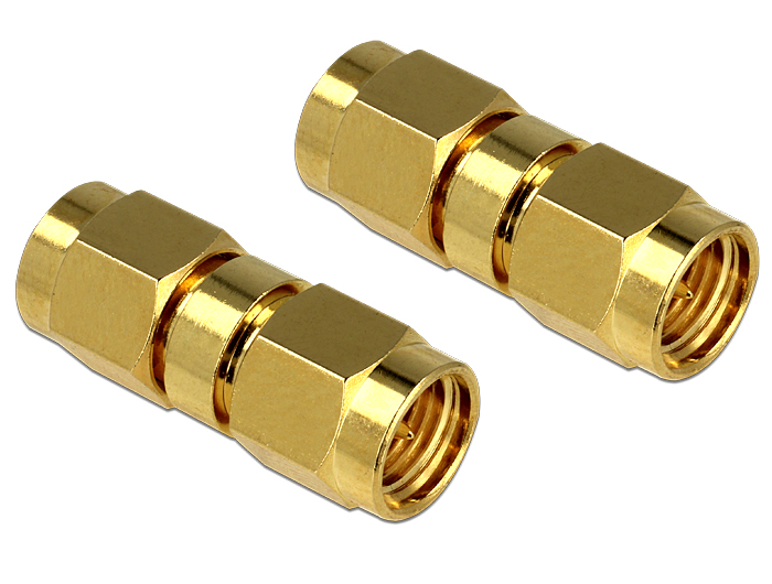 Delock Adapter SMA Stecker zu SMA Stecker #2 
