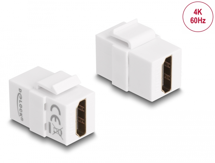 Delock Keystone Modul HDMI Buchse zu HDMI Buchse weiß #1 