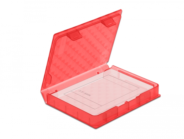 Delock Schutzbox für 2.5″ HDD / SSD rot #3 