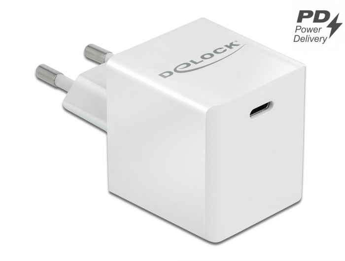 Delock USB GaN Ladegerät 1 x USB Type-C™ PD 3.0 kompakt mit 40 W #1 